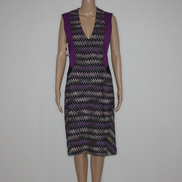Missoni Women's Ponte-Paneled Crochet Knit Dress in size 42 / US 6 NWT MSRP 1595 - Picture 3 of 16